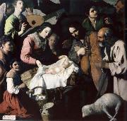 Francisco de Zurbaran The adoration of the shepherd Spain oil painting artist